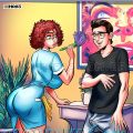 порно комикс похотливый ботан 3